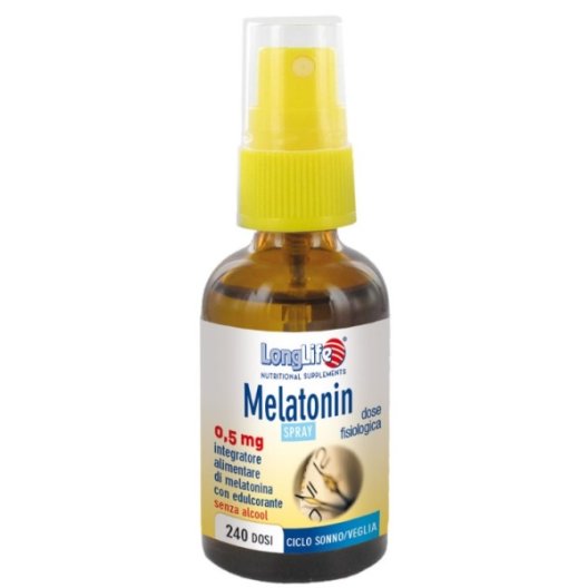 LONGLIFE MELATONIN SPRAY 0,5MG