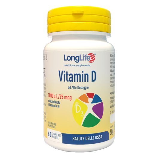 LONGLIFE VITAMIN D1000UI 60CPR