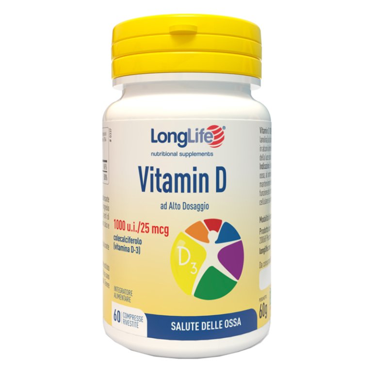 LONGLIFE VITAMIN D1000UI 60CPR