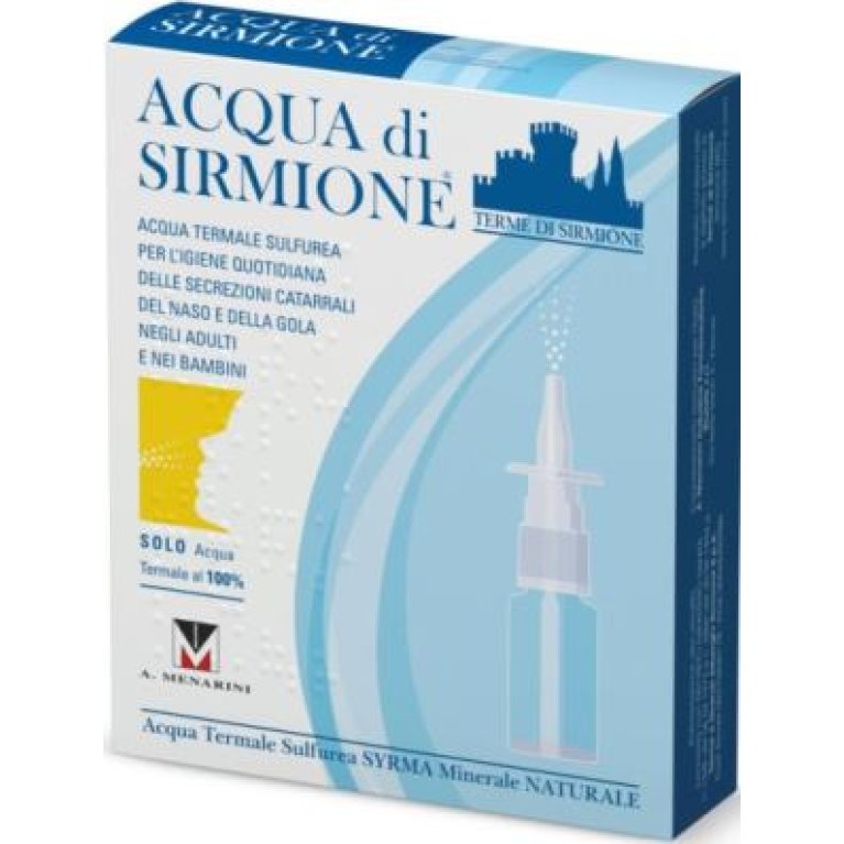 Acqua di Sirmione 6 flaconcini con erogatore nasale da 15 ml