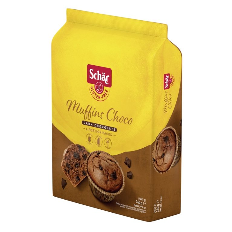 SCHAR MUFFINS CHOCO CIOC 4X65G