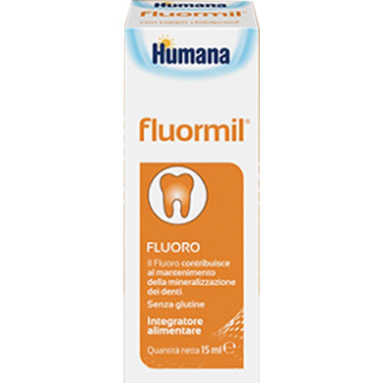 Fluormil Humana gocce integratore alimentare con fluoro - 15 ml