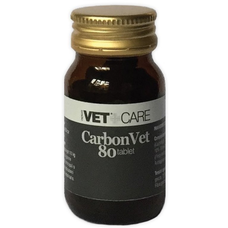 CARBONVET VETCARE 80CPR 500MG