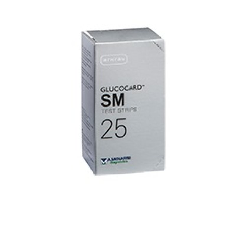 GLUCOCARD SM TEST STRIPS 25PZ