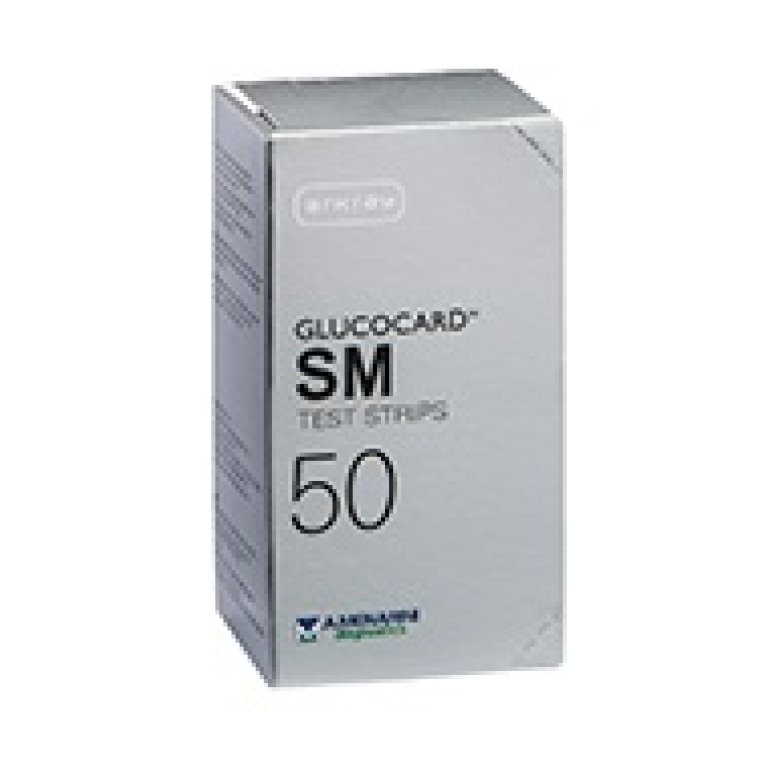 GLUCOCARD SM TEST STRIPS 50PZ