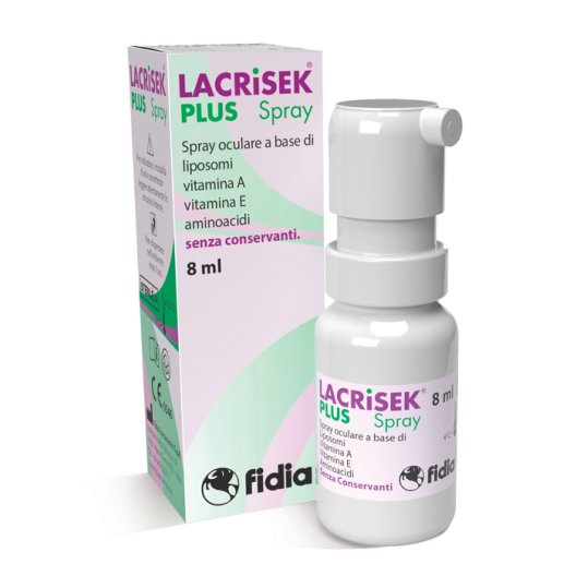 Lacrisek Plus Spray collirio lubrificante senza conservanti - 8 ml