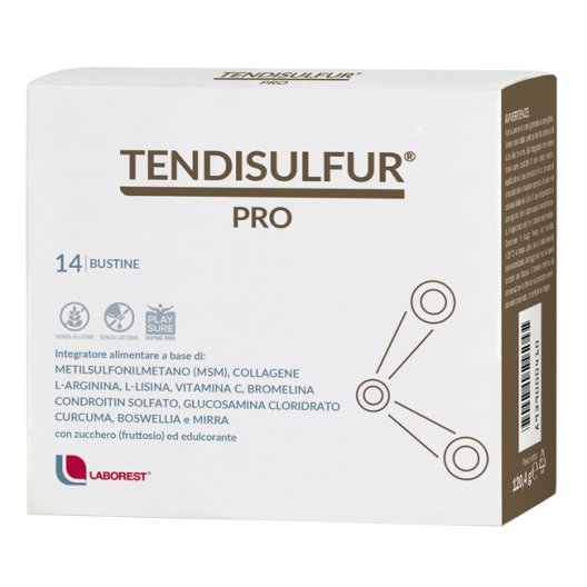 Tendisulfur Pro per il benessere articolare 14 buste