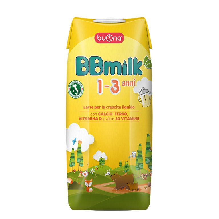 BBmilk 1-3 latte liquido per lattanti da 1 a 3 anni 500 ml