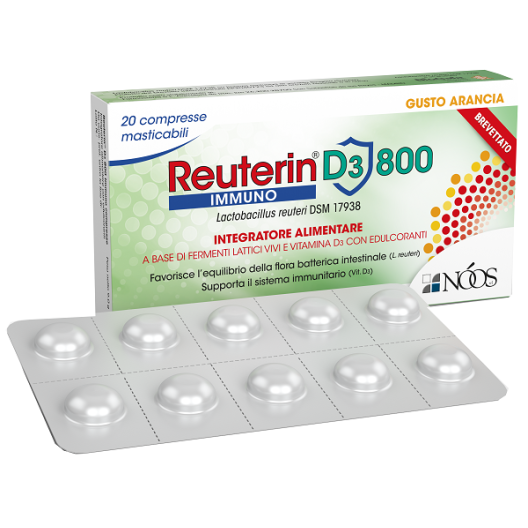 REUTERIN D3 800 IMMUNO 20CPR