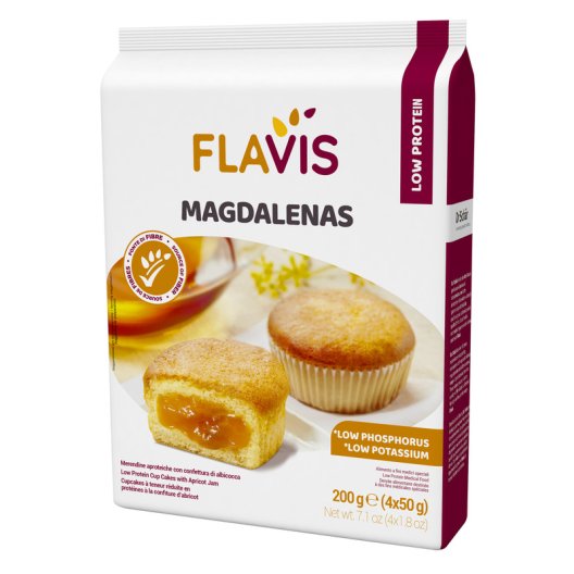 FLAVIS MAGDALENAS ALB 4X50G