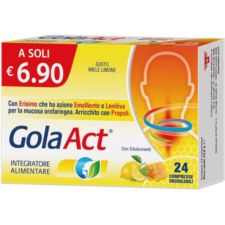 GOLA ACT MIELE LIMONE 24CPR