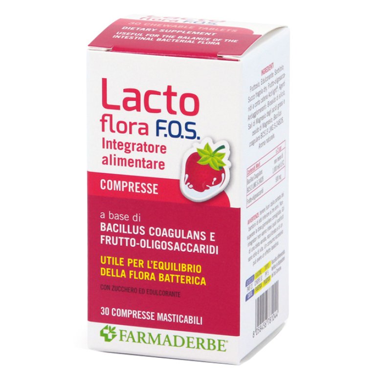 LACTO FLORA FOS 30CPR MASTIC