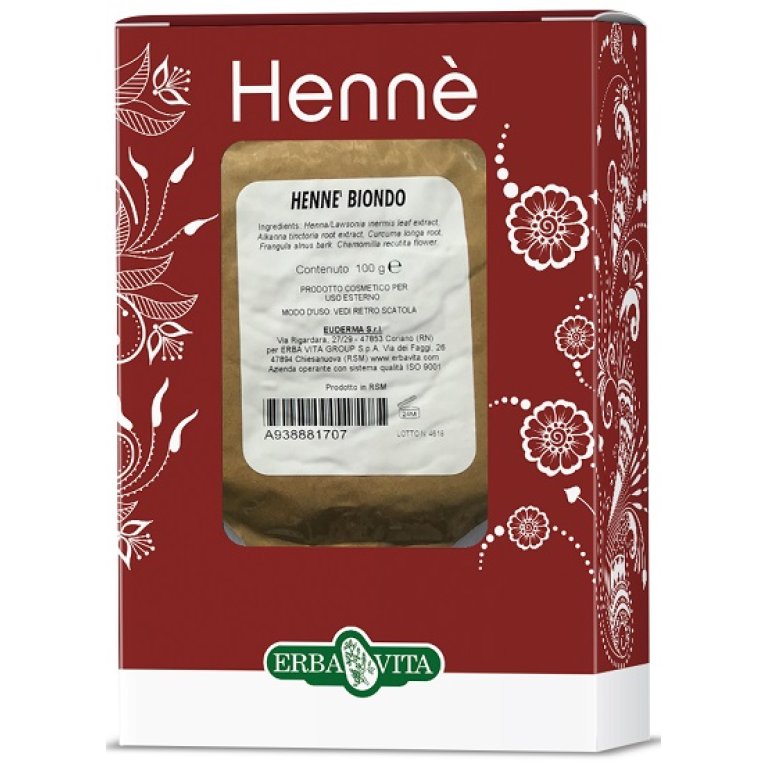 HENNE COLOR CAP BIONDO 100G