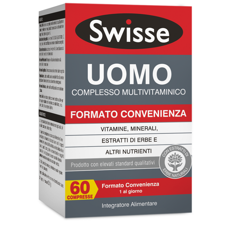 SWISSE UOMO MULTIVITAMIN 60CPR