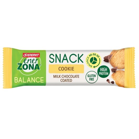 Enerzona snack balance cookie 40-30-30 barretta 1 blocco 33 grammi