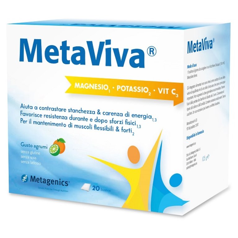 METAVIVA MG/K/VIT C 20BUST