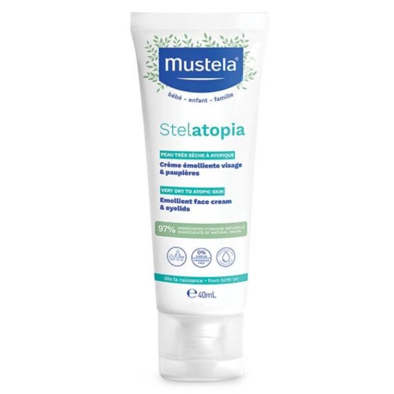 Mustela Stelatopia crema viso per pelli atopiche - 40 ml