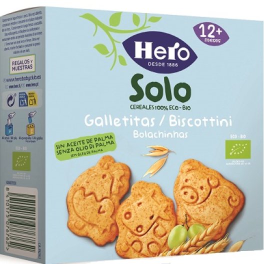 Hero Solo Biscottini Animaletti Biologici - 100 grammi