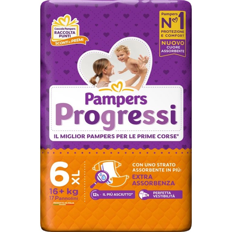 PAMPERS PROGRESSI XL 17PZ