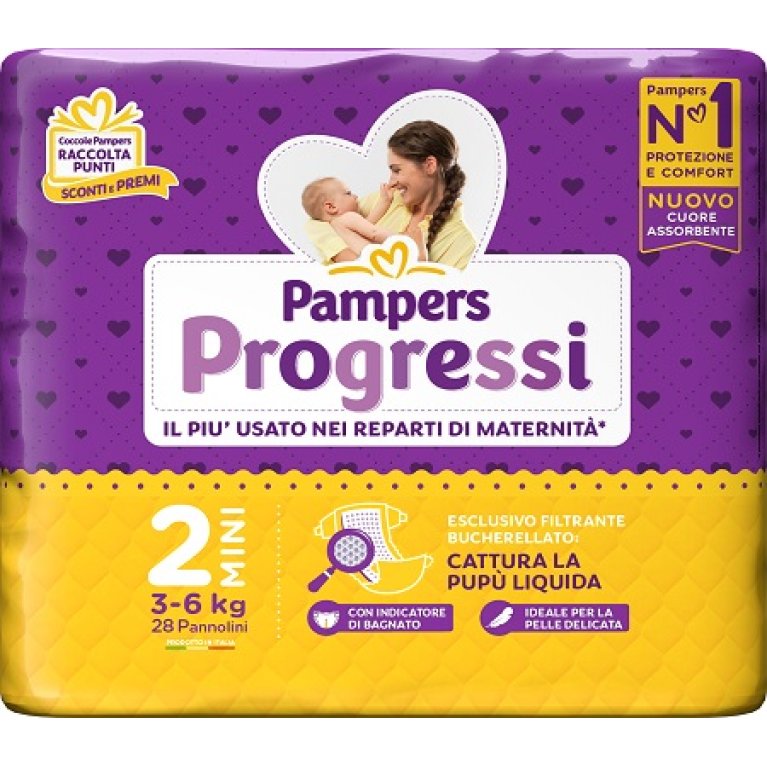 PAMPERS PROGRESSI MINI 30PZ