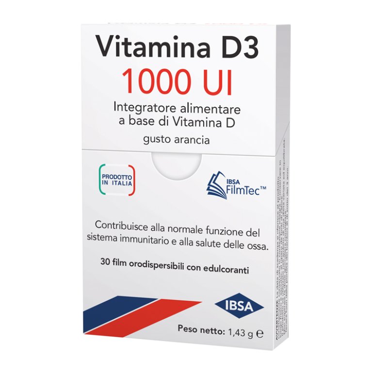 VITAMINA D3 IBSA 1000UI 30FILM