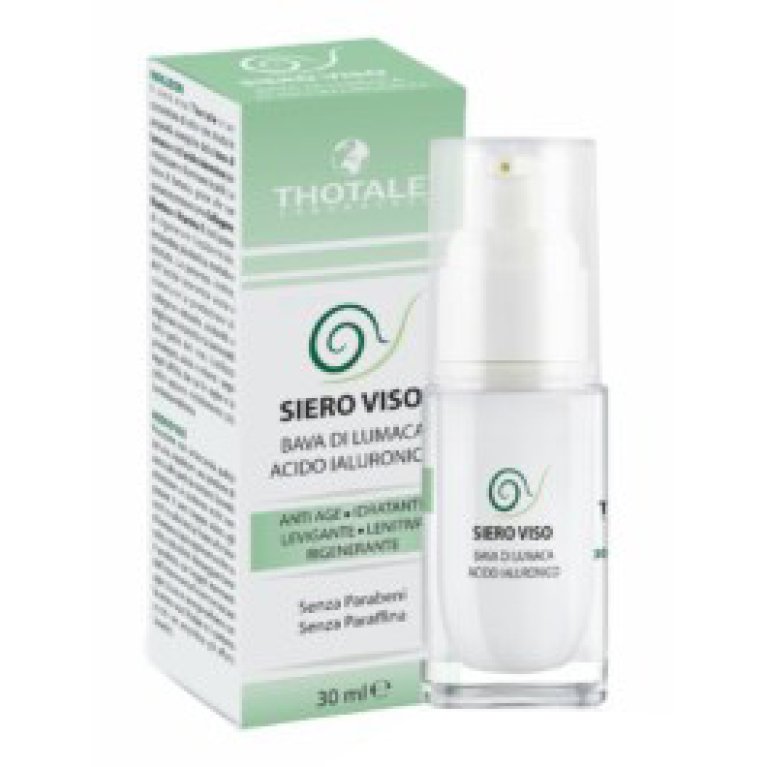 Siero viso alla bava di lumaca e acido ialuronico - Thotale - 30 ml