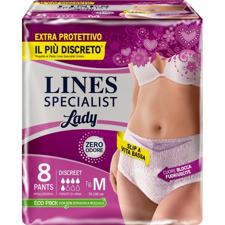 LINES SP PANTS DISCREET M 8P