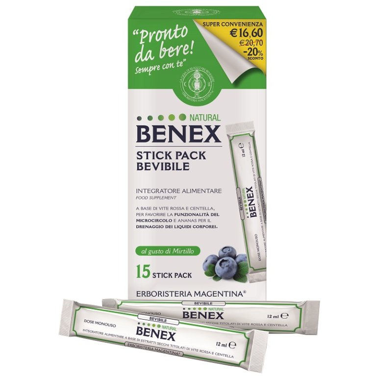 BENEX BEVIBILE 15STICK 12ML TP