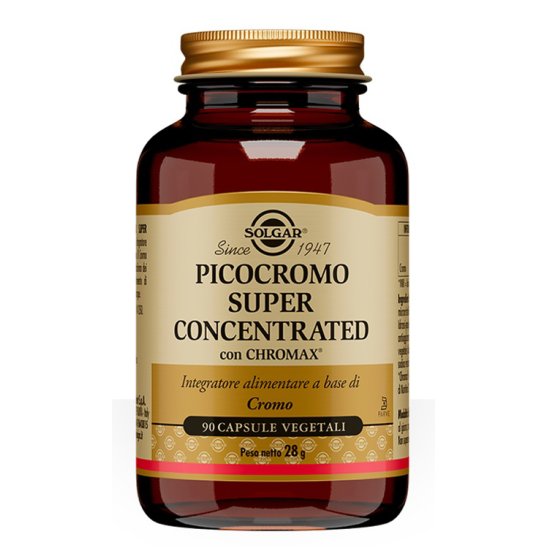 Picocromo Super Concentrato Solgar a base di cromo picolinato - 90 capsule