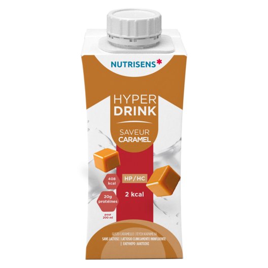 HYPERDRINK 2KCAL CARAM 4X200ML