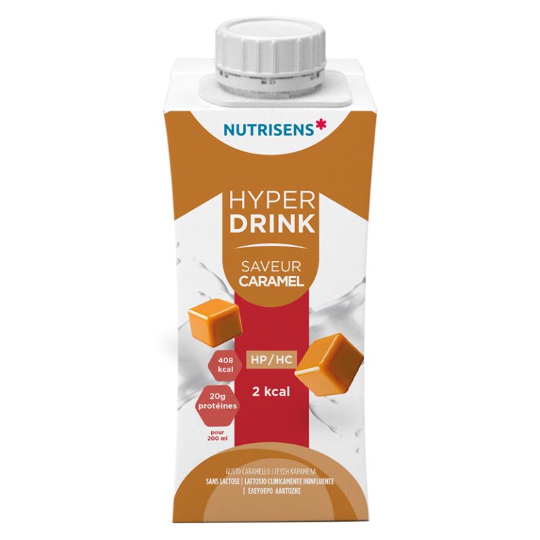 HYPERDRINK 2KCAL CARAM 4X200ML