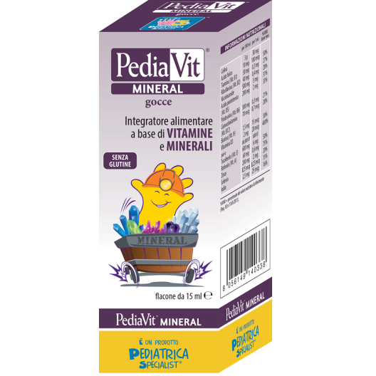 PEDIAVIT MINERAL GOCCE 15ML