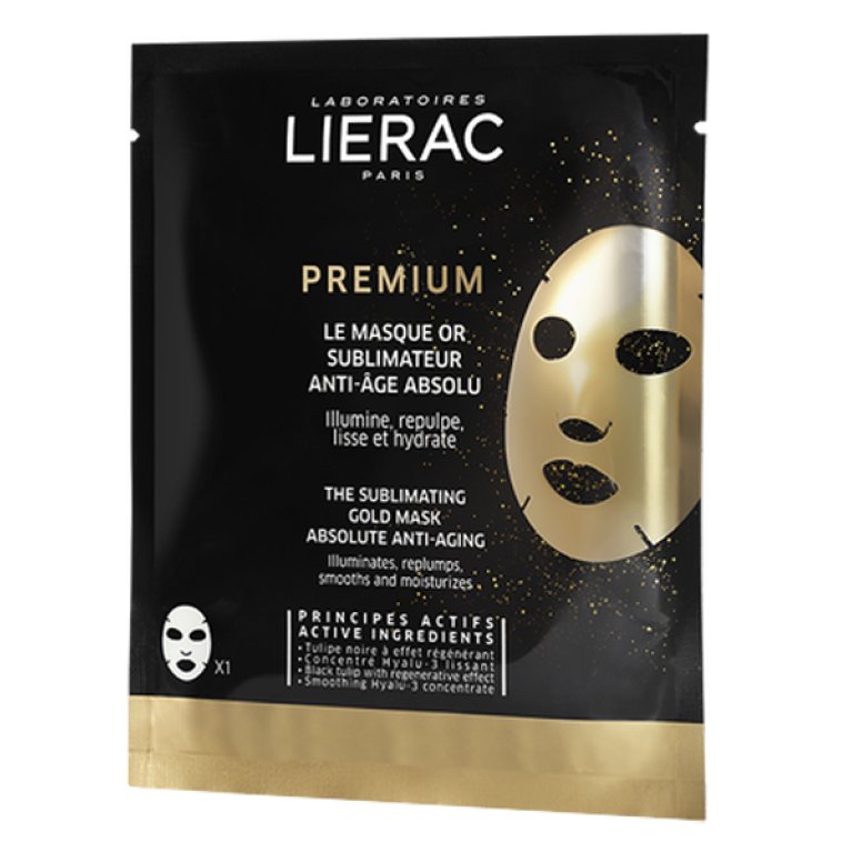 LIERAC PREMIUM MASCHERA ORO