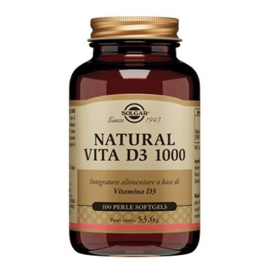 NATURAL VITA D3 1000 100PRL