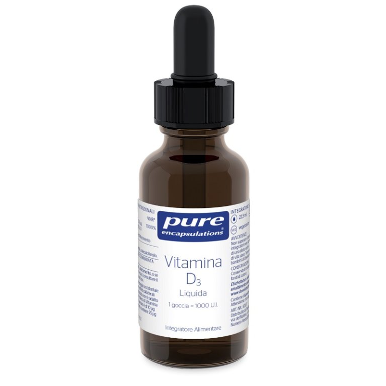 PURE ENCAPSUL VITAMINA D3 LIQ