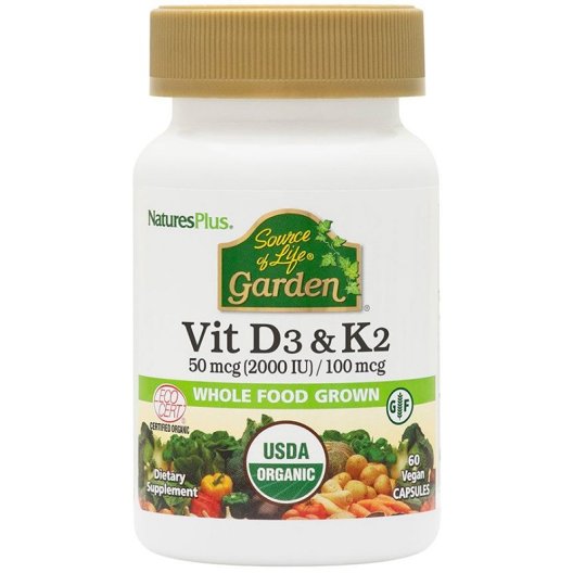 VITAMINA D3 & K2 50MCG 60CPS