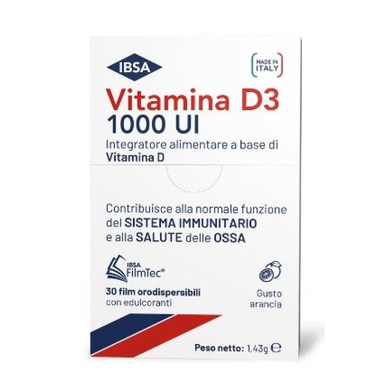 VITAMINA D3 IBSA 1000UI 30FILM