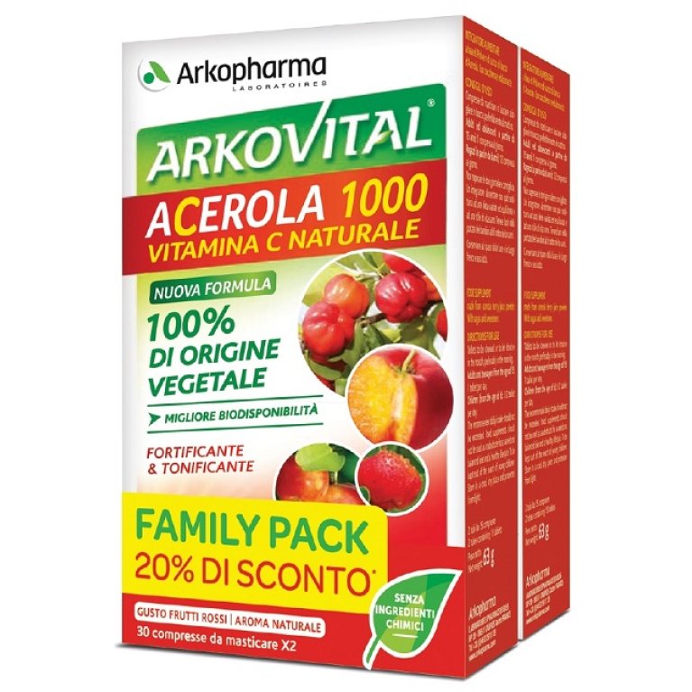 ARKOVITAL ACEROLA 1000 FA60CPR