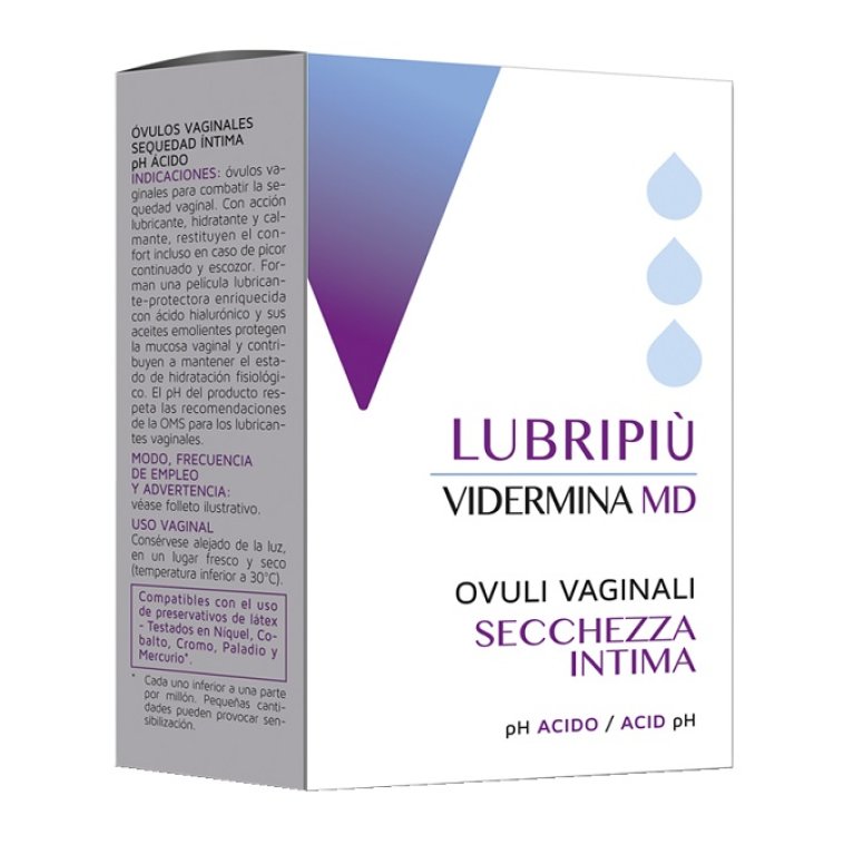 VIDERMINA LUBRIPIU' OVULI VAG