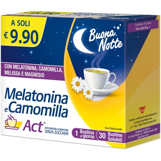 MELATONINA ACT+CAMOMILLA 30BUS