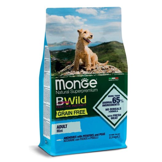 MONGE DOG GRAIN MINI ACC/PAT/P