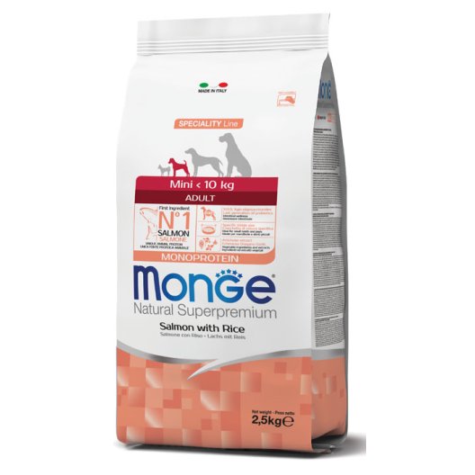 MONGE MINI AD SALM/RISO 7,5KG