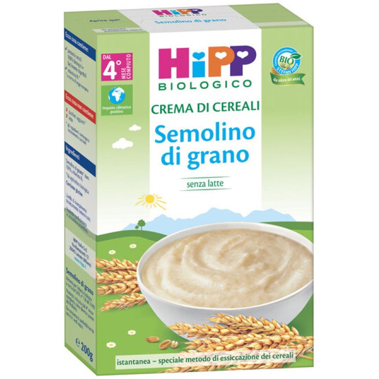 HIPP BIO CREMA CEREALI SEMOLIN