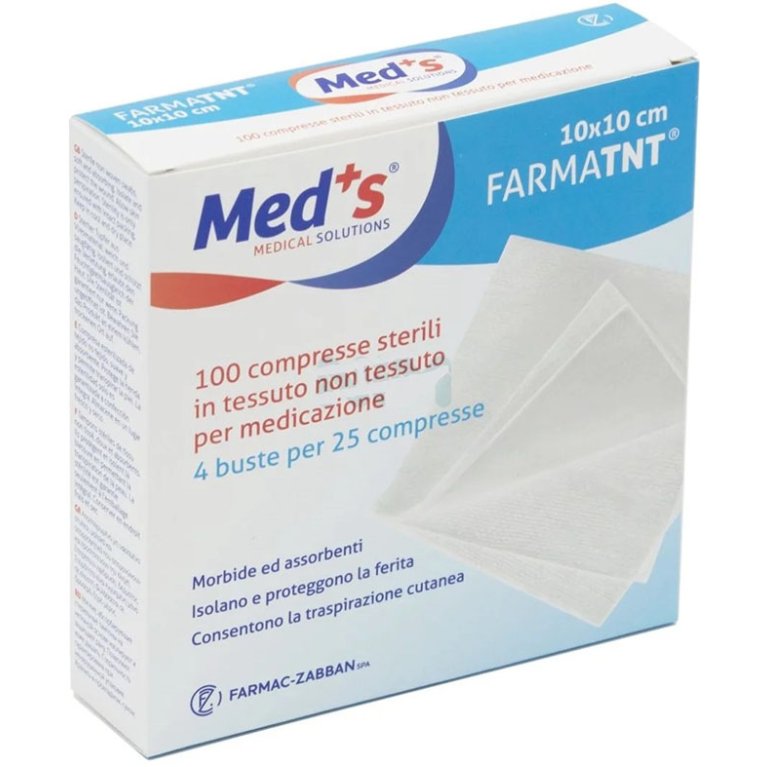 MEDS GARZA TNT 10X10CM 100PZ