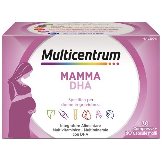 Multicentrum Mamma DHA specifico per donne in gravidanza 30 compresse + 30 capsule molli