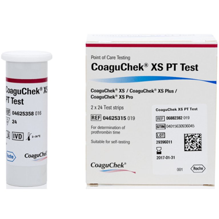 COAGUCHEK XS PT TEST 2X24STR