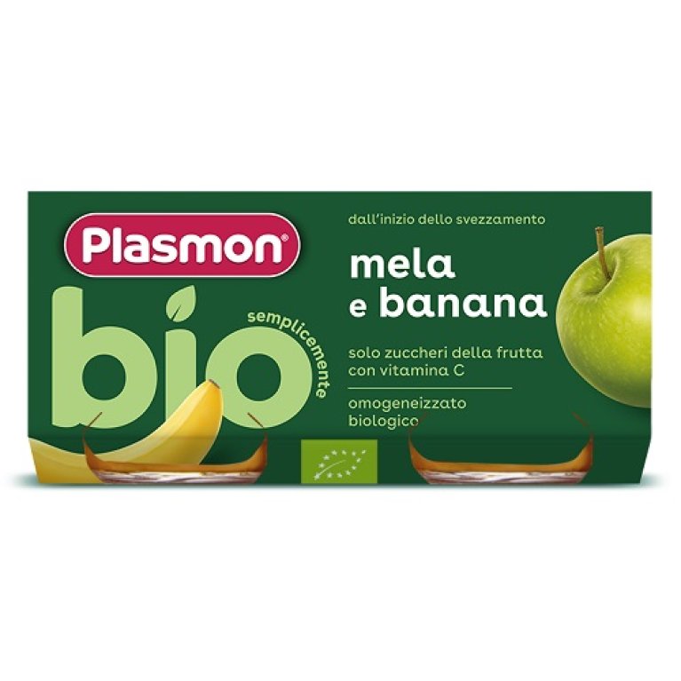 PLASMON OMOG BANANA MELA BIO2P