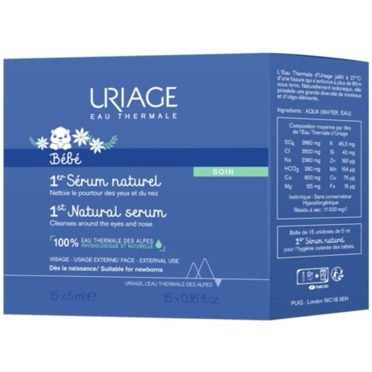 URIAGE BEBE SIERO FISIO 15X5ML