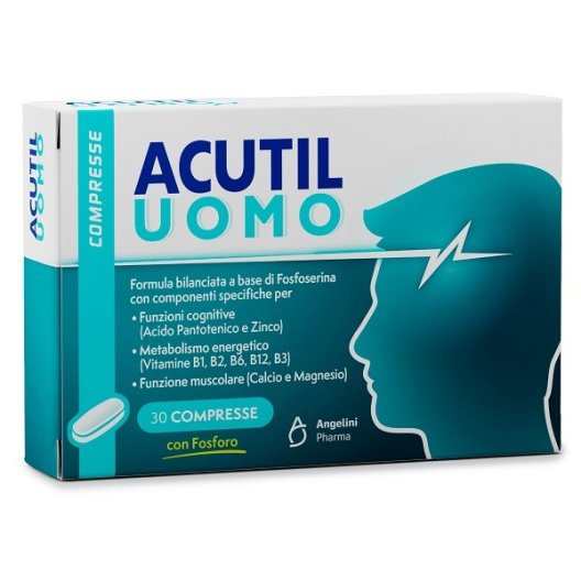 Acutil Uomo - integratore per mente e muscoli - 30 compresse