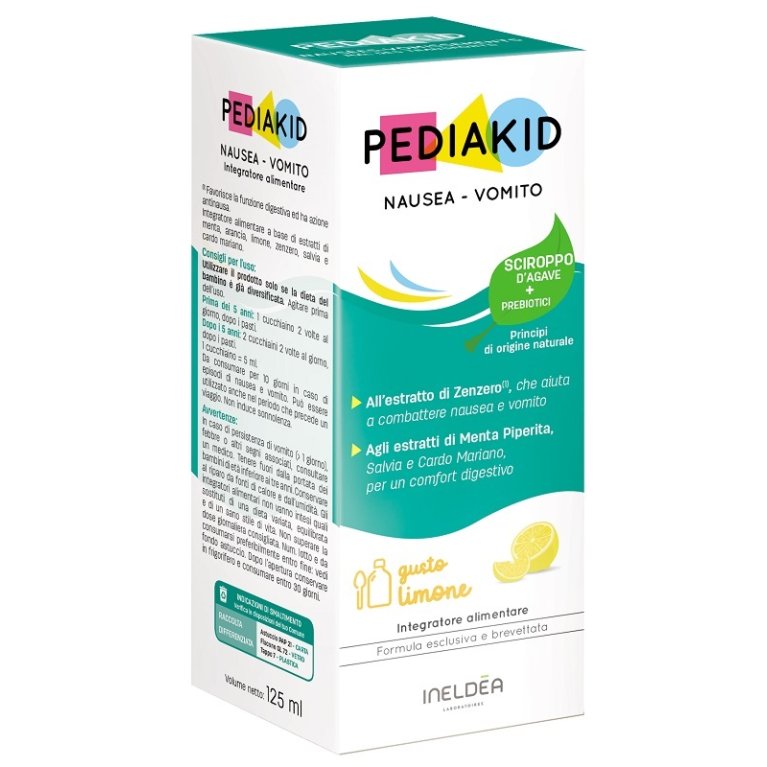 PEDIAKID NAUSEA VOMITO 125ML PEDIAKID NAUSEA VOMITO 125ML